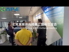 مشتریان ترکیه برای تبادل و همکاری بین المللی از آپی ای بازدید می کنند