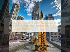 فرآیند ساخت و ساز ساده با هاب های کروی و دستگاه برش هیدرومیل گیربکس