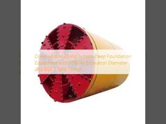 تجهیزات فونداسیون عمیق سیستم لایروبی رو به پایین با قطر حفاری 3730 متر و رانش کل 800 تن