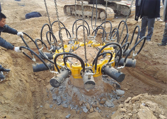 ماشین برش شمع بتن کارخانه چین شمع شکن هیدرولیک گرد 1800 میلی متر