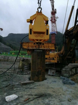 Electrical Driven Vibro Diesel Pile Hammer Equipment Hydraulic 1050 R/Min