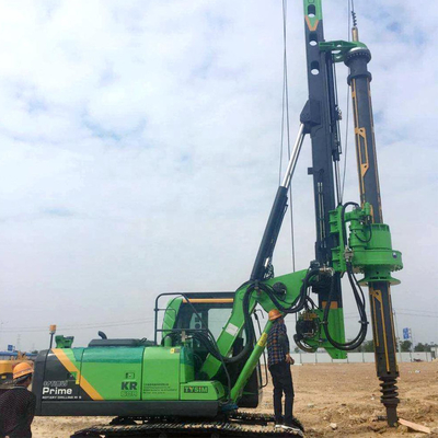 دستگاه حفاری شمع هیدرولیک 60 KN.M شاسی چین 20 متر 30 Rmp