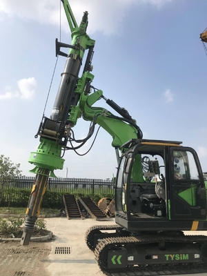 دستگاه حفاری چرخشی شمع بندی کوچک سفارشی هیدرولیک 1200mm 30rmp