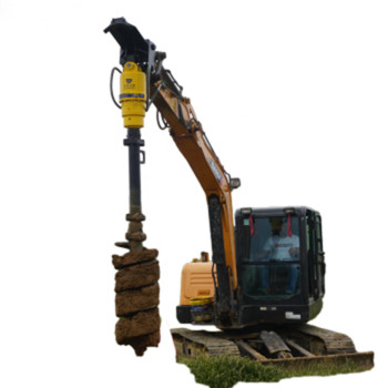 6- 8t Excavator Backhoe هیدرولیک زمین دریل دریل با S5 دریل