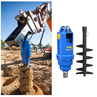 نصب شده بر روی حفاری قطر 600mm زمین سوراخ حفاری زمین Auger