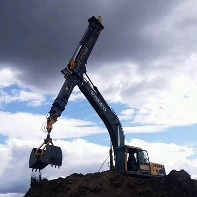 بازو جلو اسپلنت تلسکوپی Excavator Clamshell تجهیزات کامل