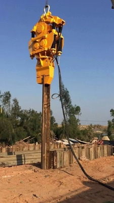 دستگاه حفاری لوازم جانبی تجهیزات جمع آوری Vibro ویبراتور هیدرولیک Pile Driver Hammer