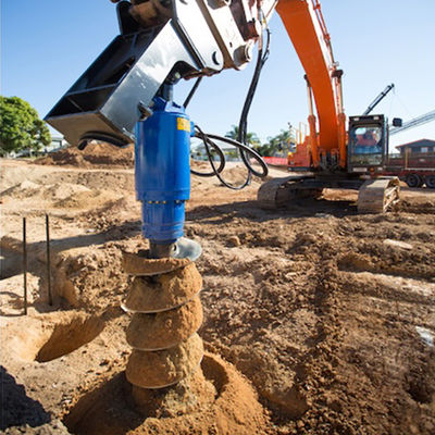 دستگاه حفاری زمین هیدرولیک گرد 65 میلی متری با 2 شفت خروجی اختیاری