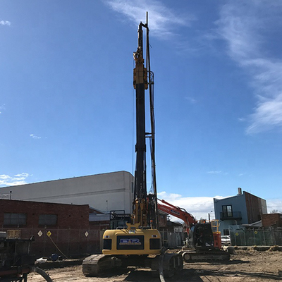 دستگاه حفاری مارپیچ زمین چرخشی 12 متری هیدرولیک CFA Bore Pile Machine 3.9MPa